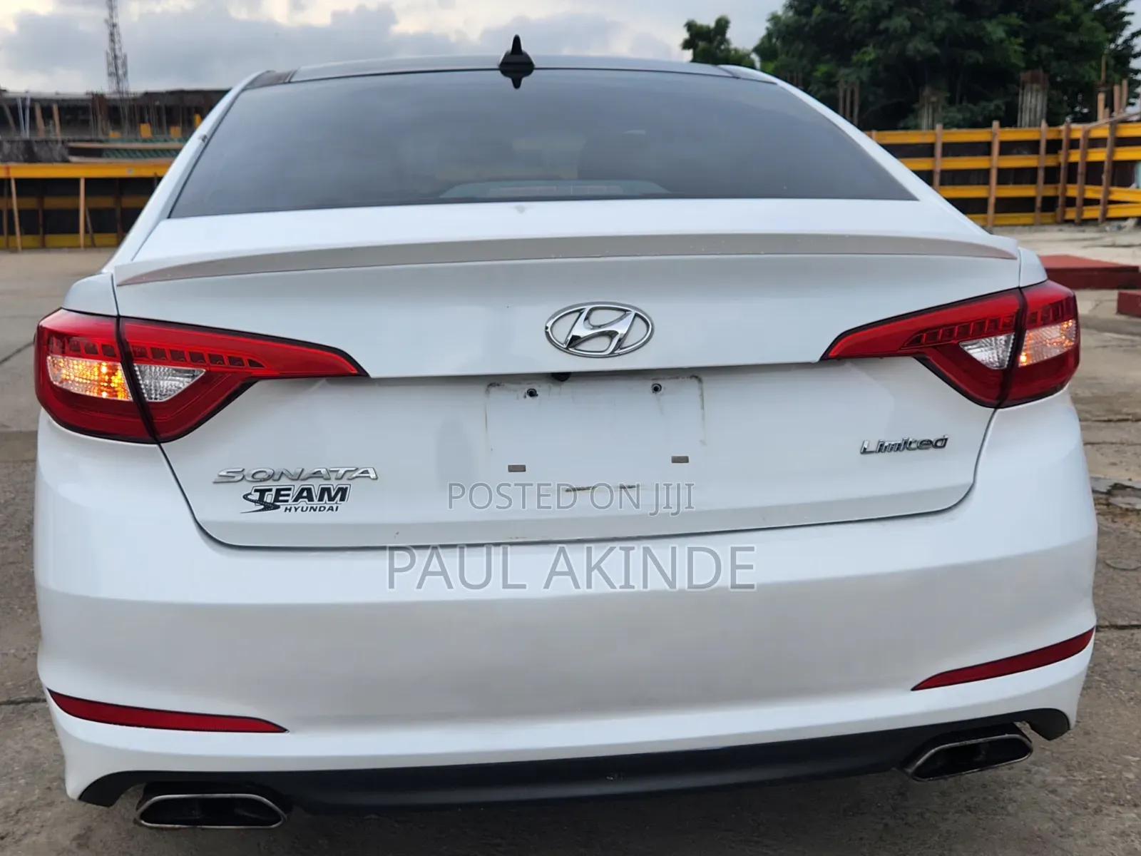 Hyundai Sonata Limited 4dr Sedan (2.4L 4cyl 6A) 2015 White
