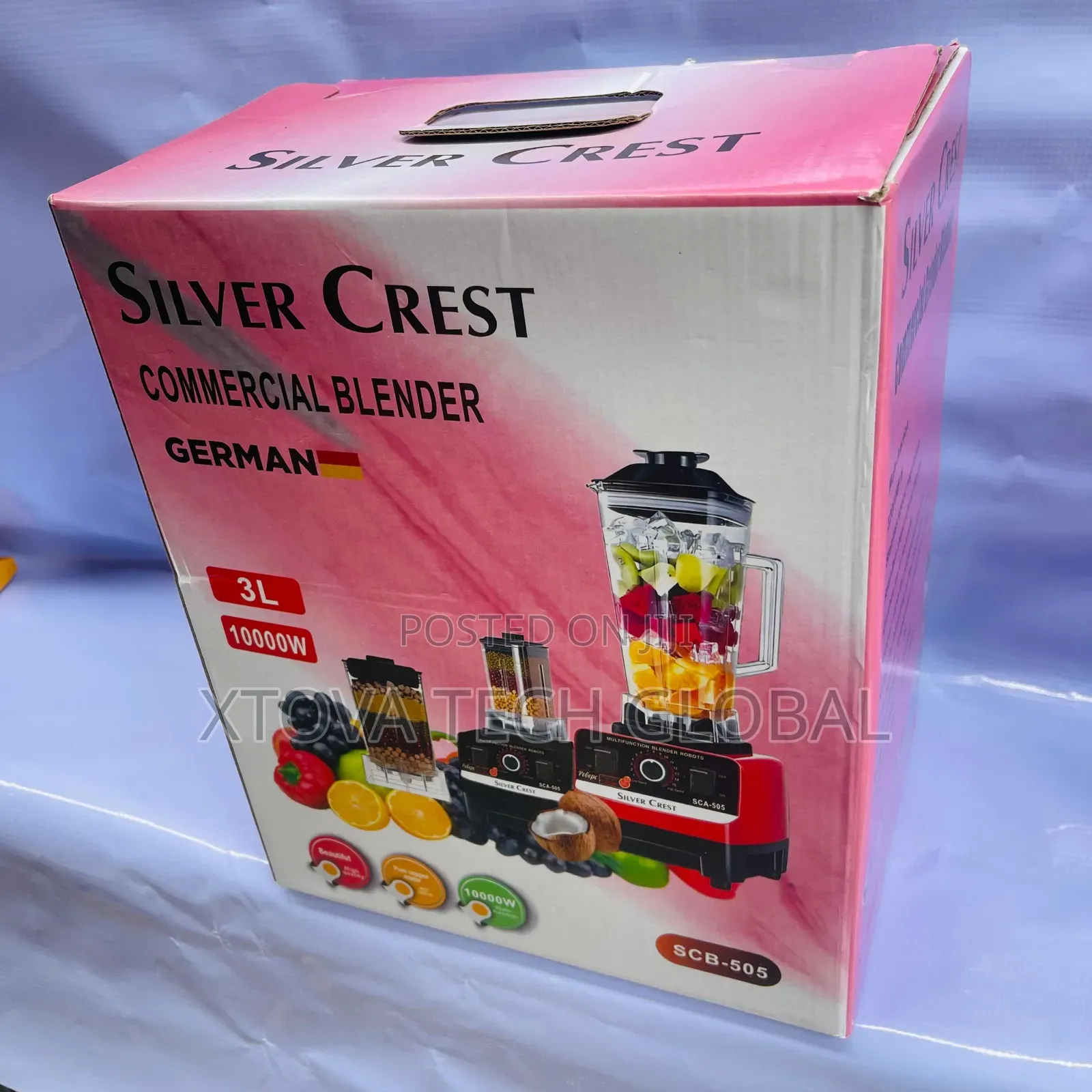 Silver Crest 3L Commercial Grinder Blender