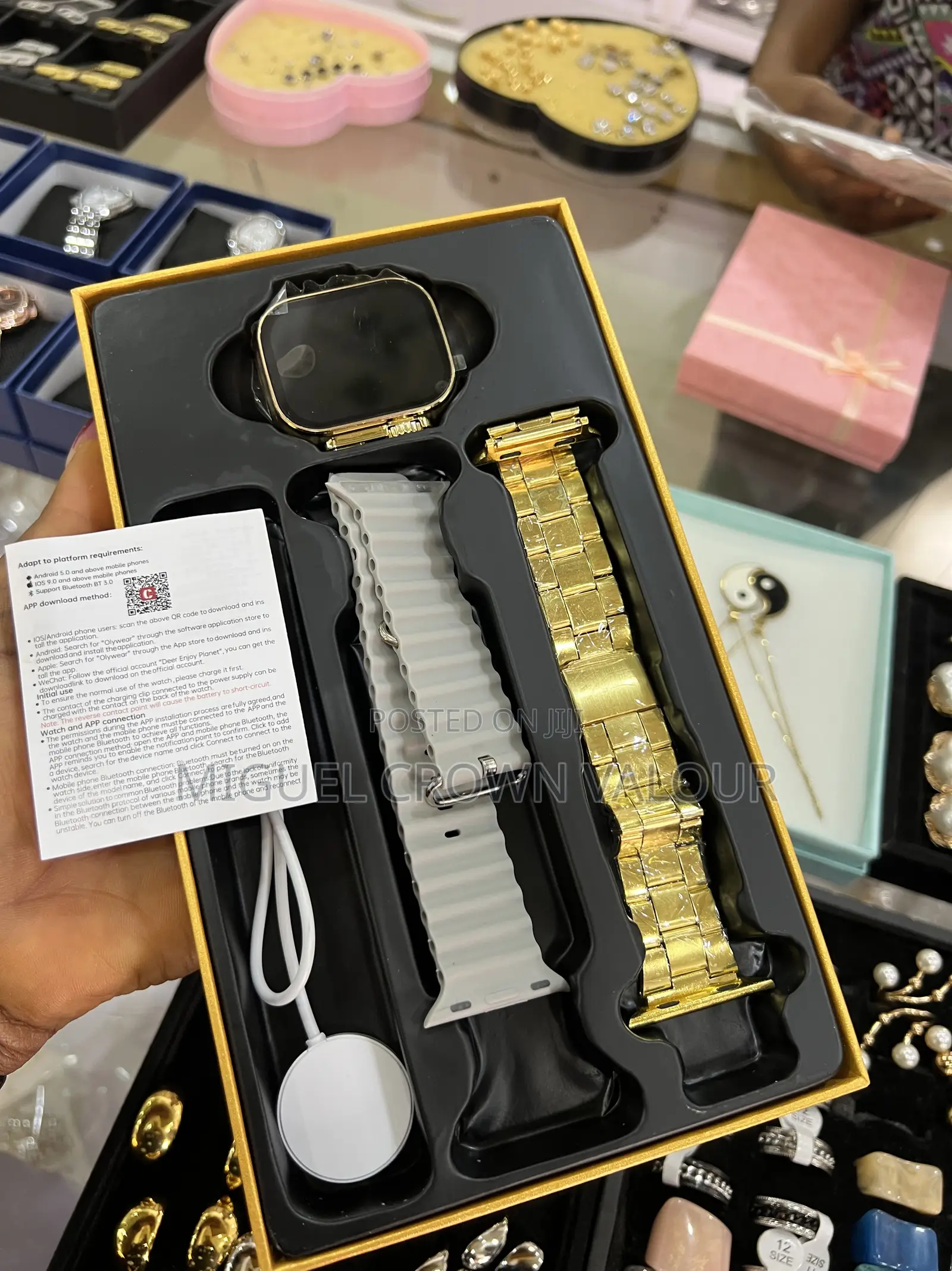 HK9 Ultra Gold Smartwatch