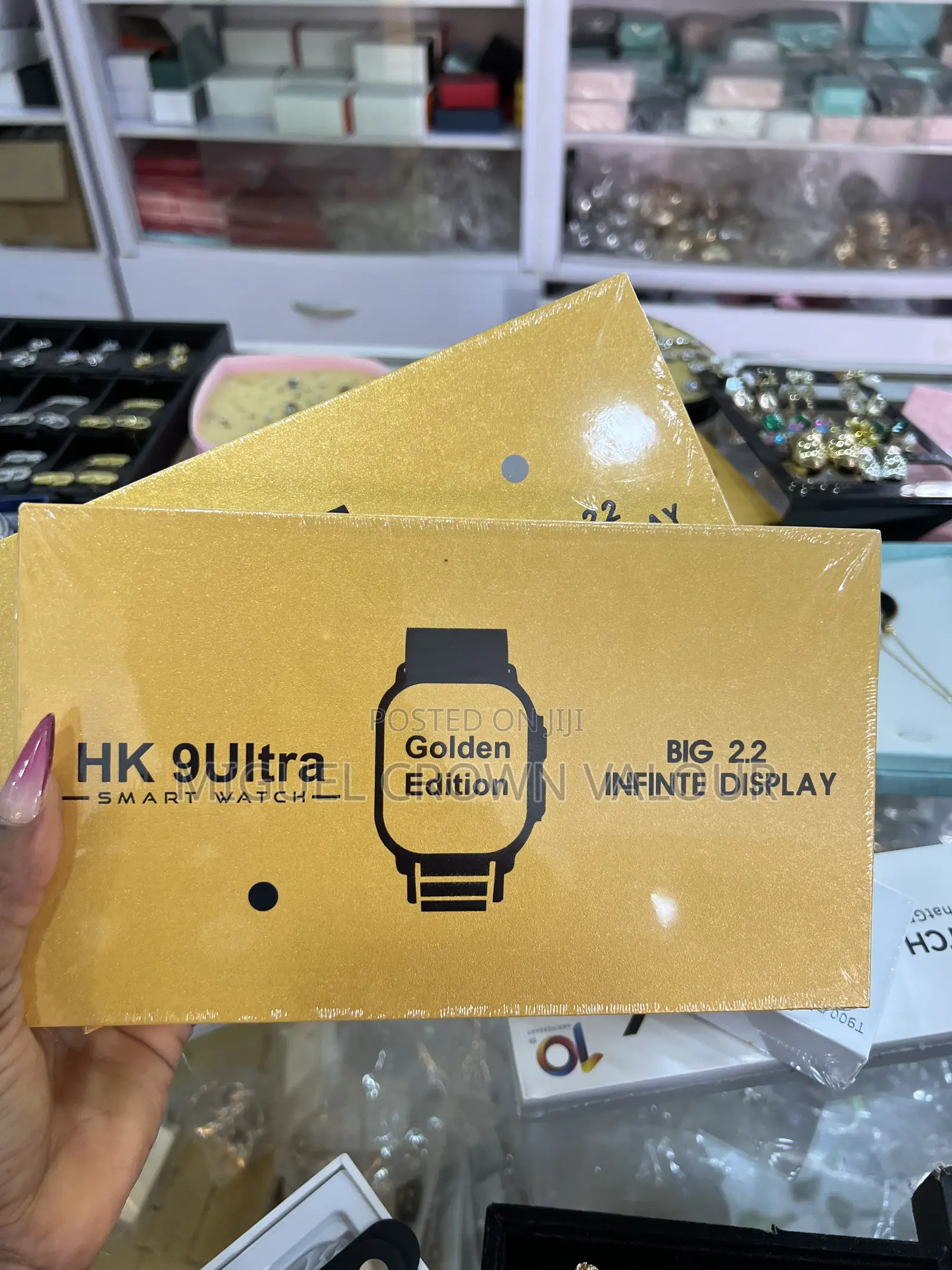 HK9 Ultra Gold Smartwatch