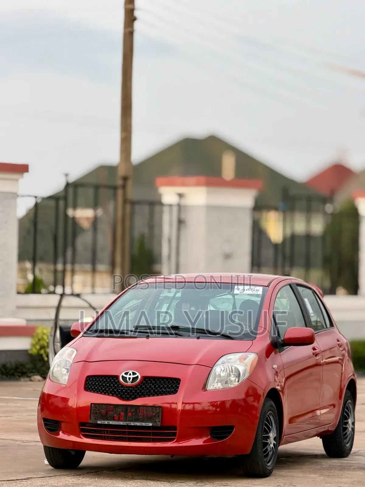 Toyota Yaris 2007 Red