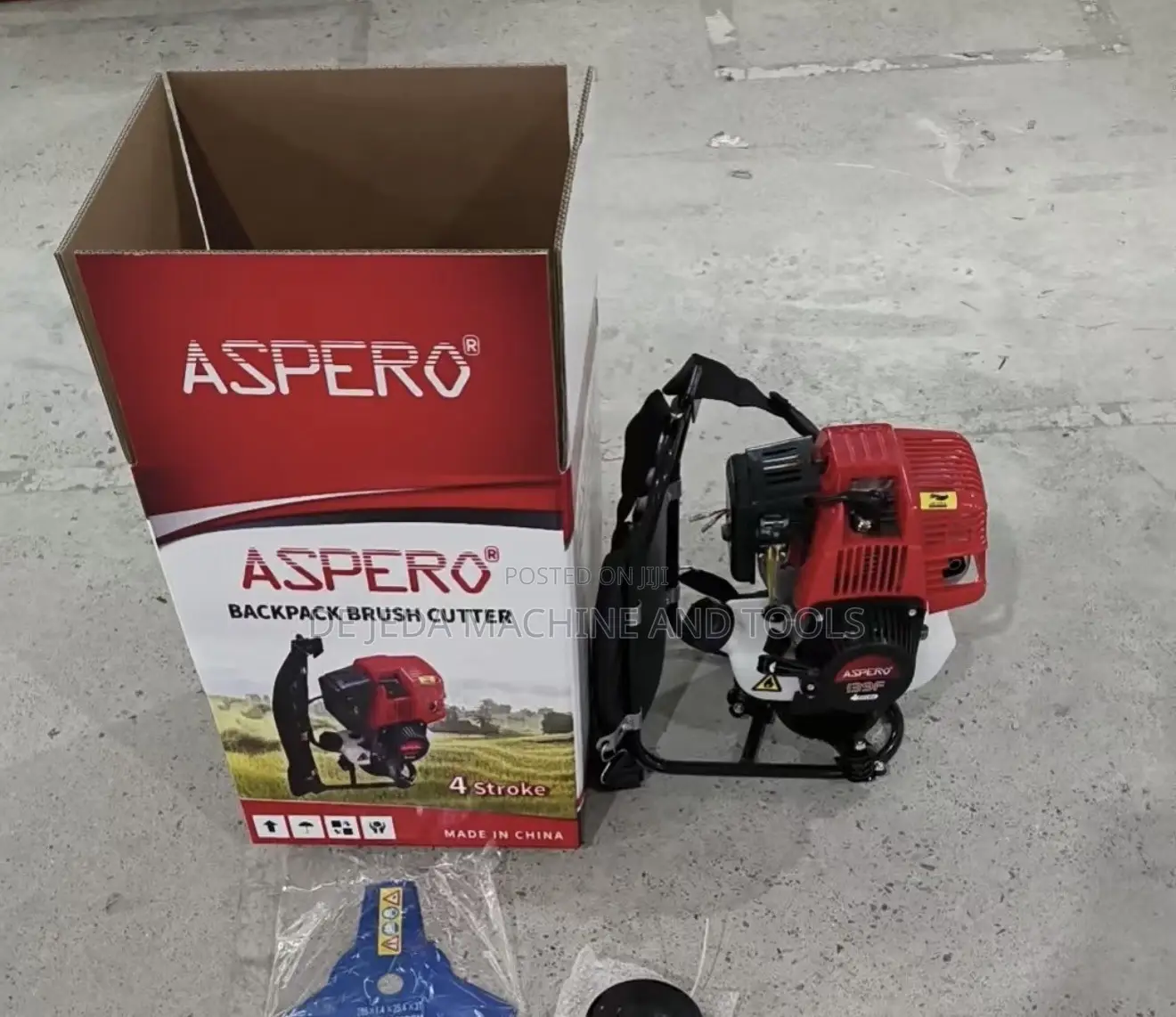 ASPERO 4 Stroke Backpack Brushcutter