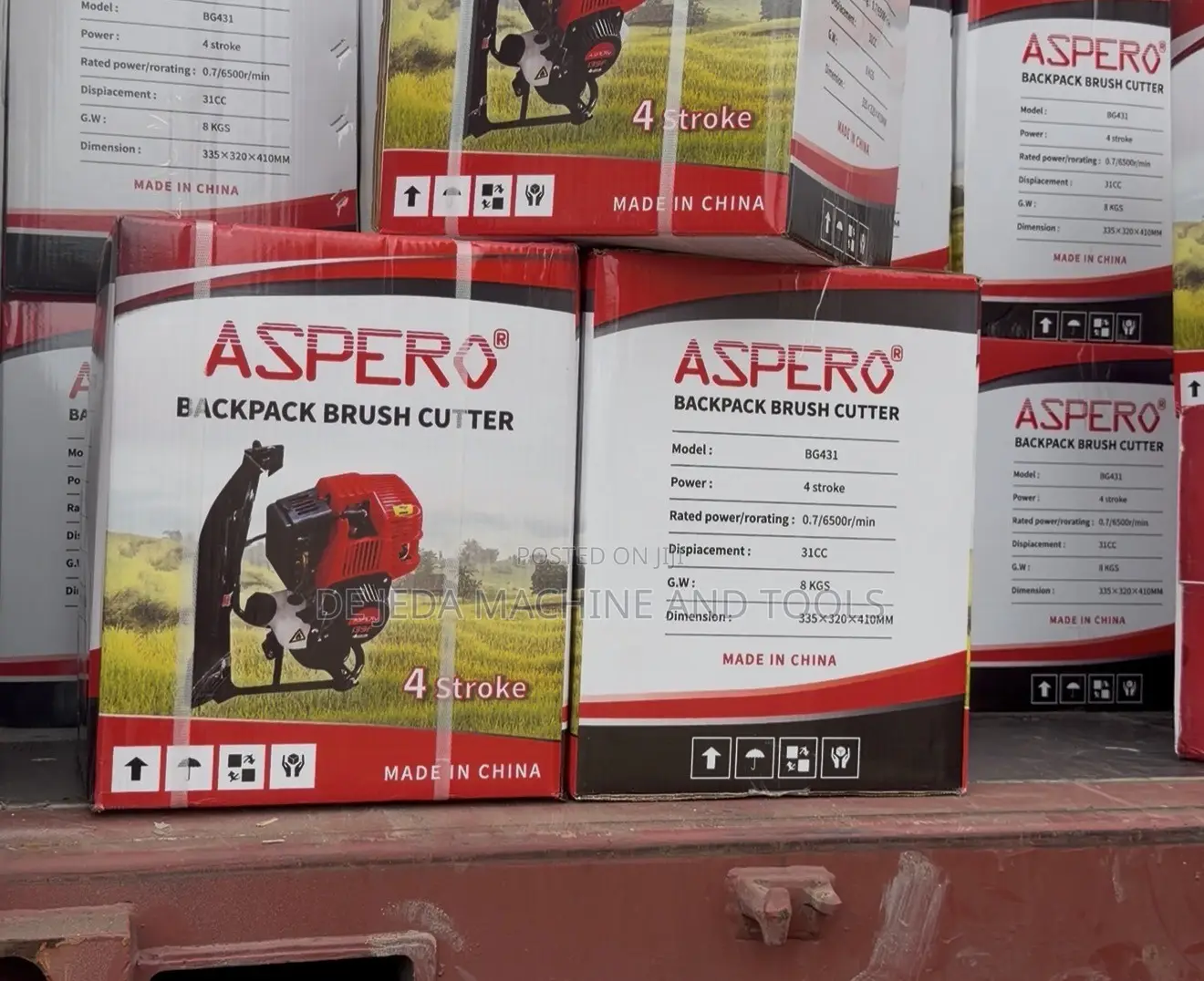 ASPERO 4 Stroke Backpack Brushcutter
