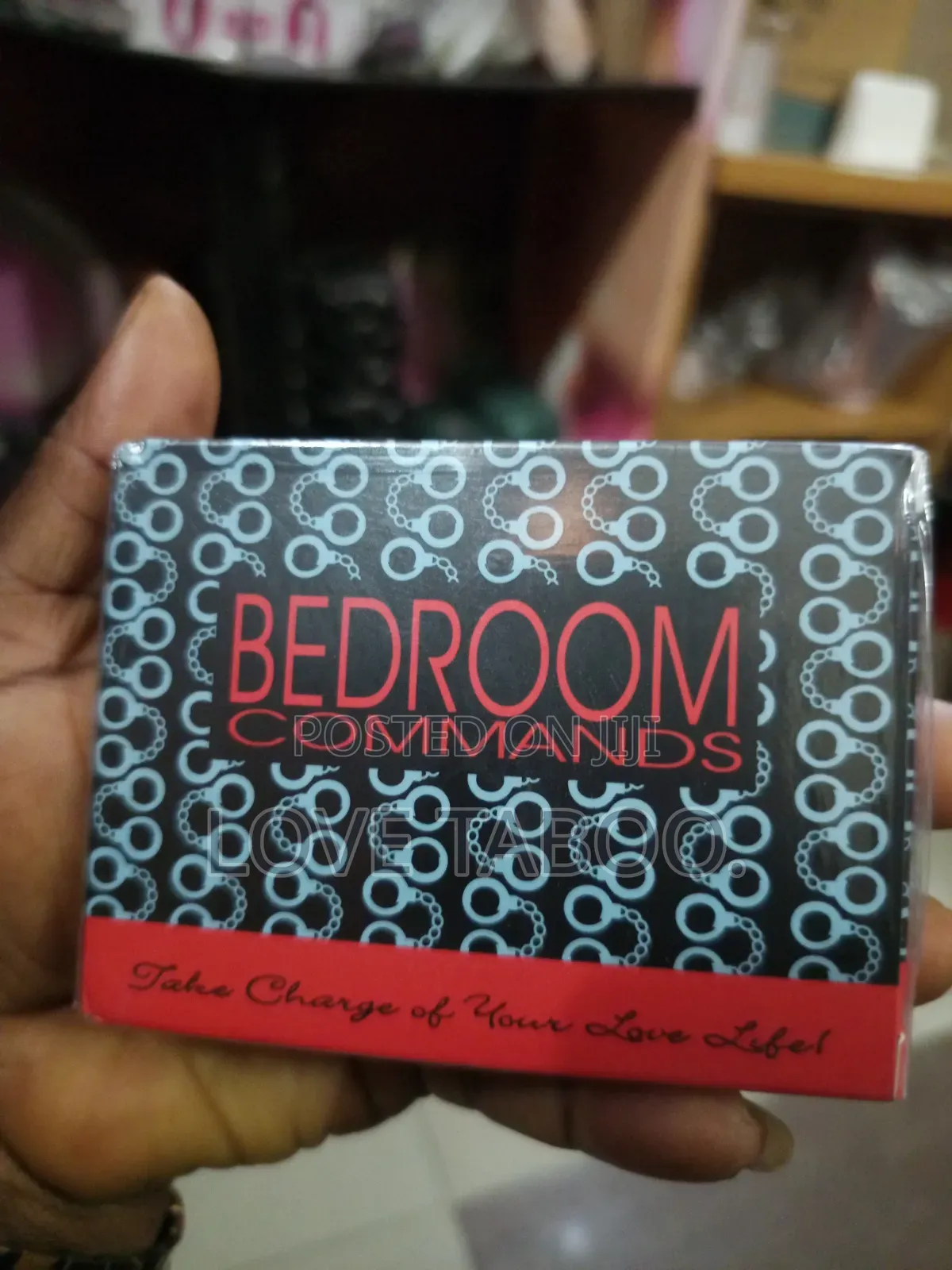 Bedroom Command Sex Card