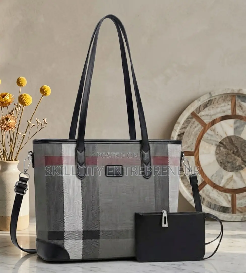 Checkered Tote Bag