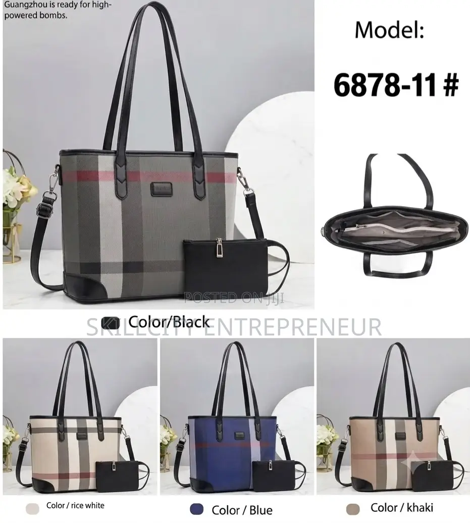 Checkered Tote Bag