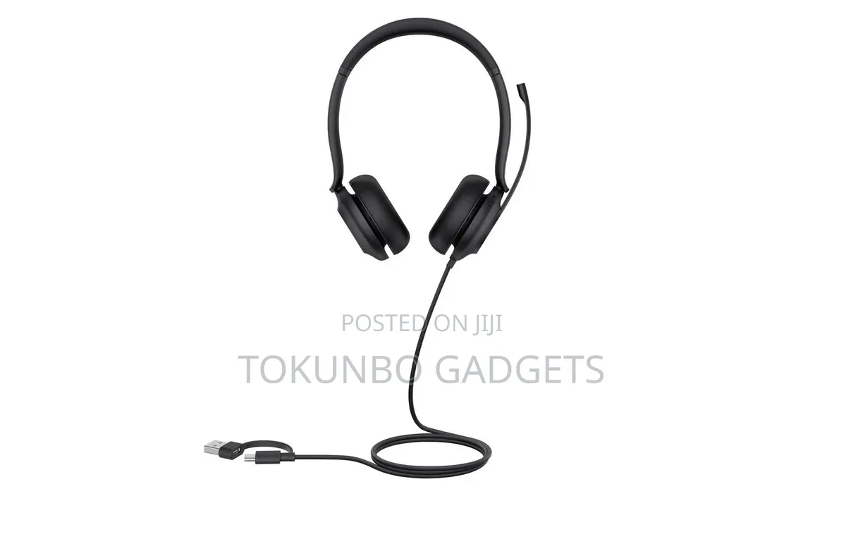 Yealink UH35 Binaural USBA/C Headset, Optimized for Teams