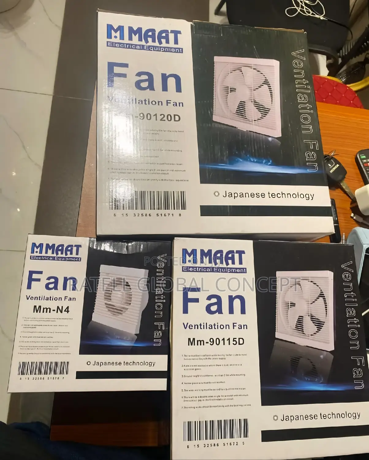 MMAAT Ventilation Fan 8 Inches (Toilet Fan)