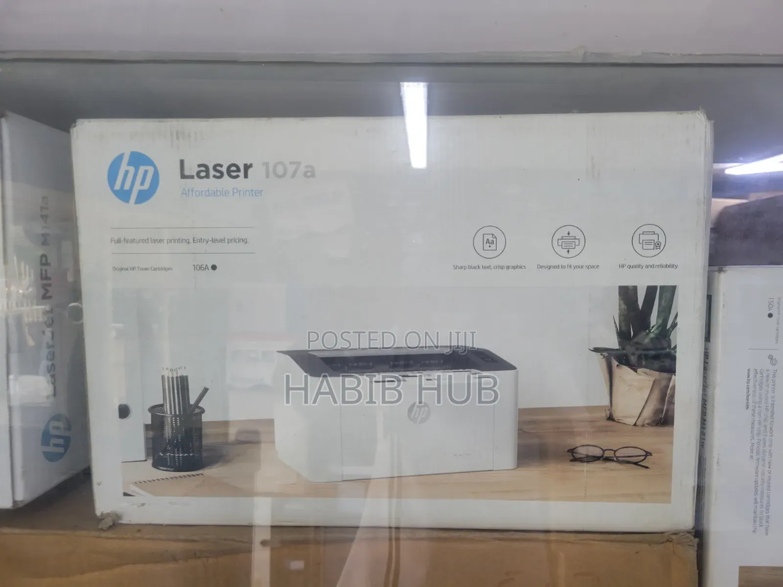 HP Laser 107a Monochrome Laser Printer