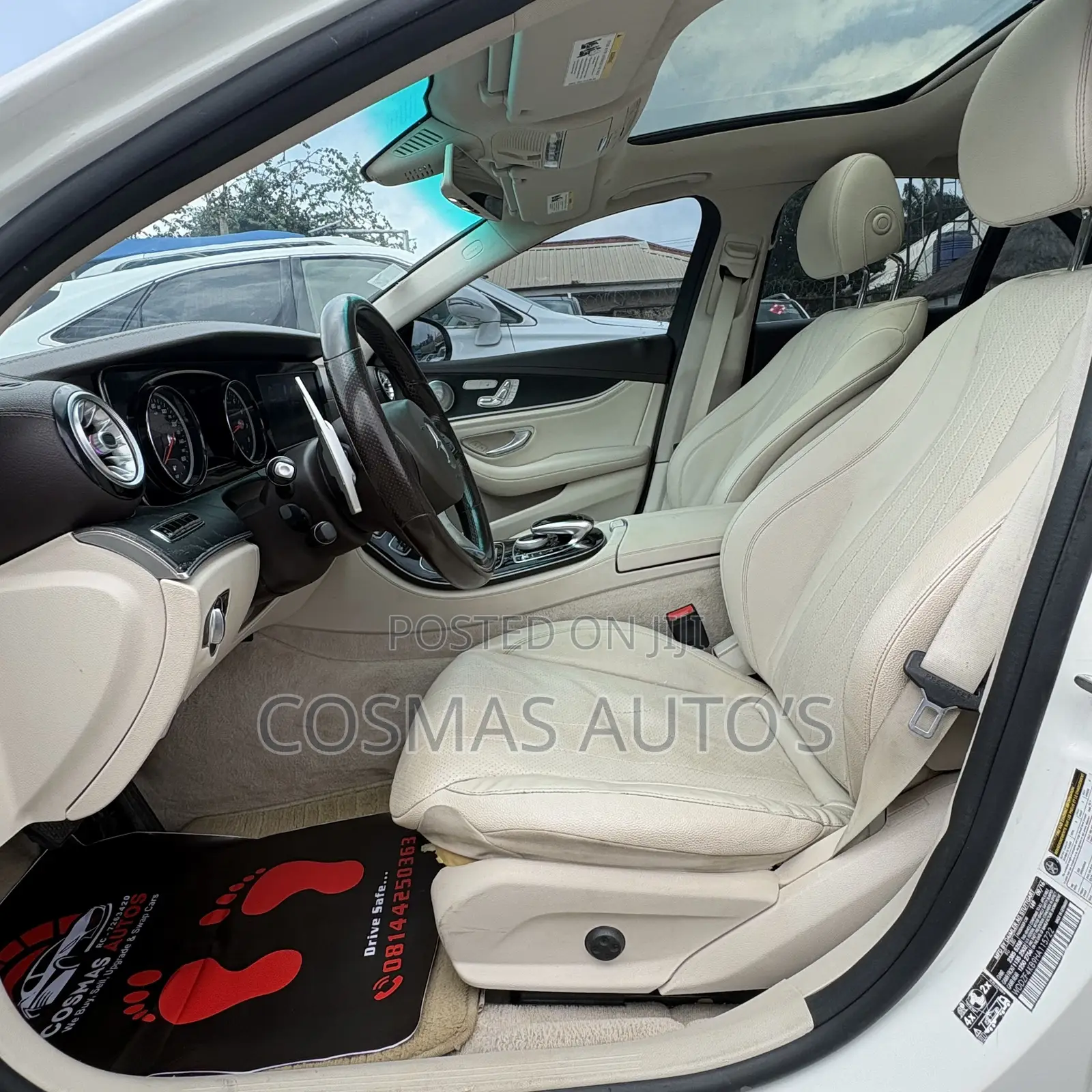 Mercedes-Benz E300 Base RWD Sedan (2.0L 4cyl 9A) 2017 White