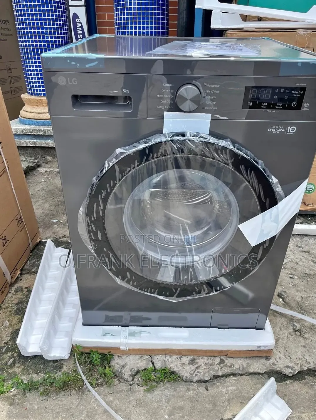 LG 8kg Front Load Automatic Washing Machine ( Inverter)