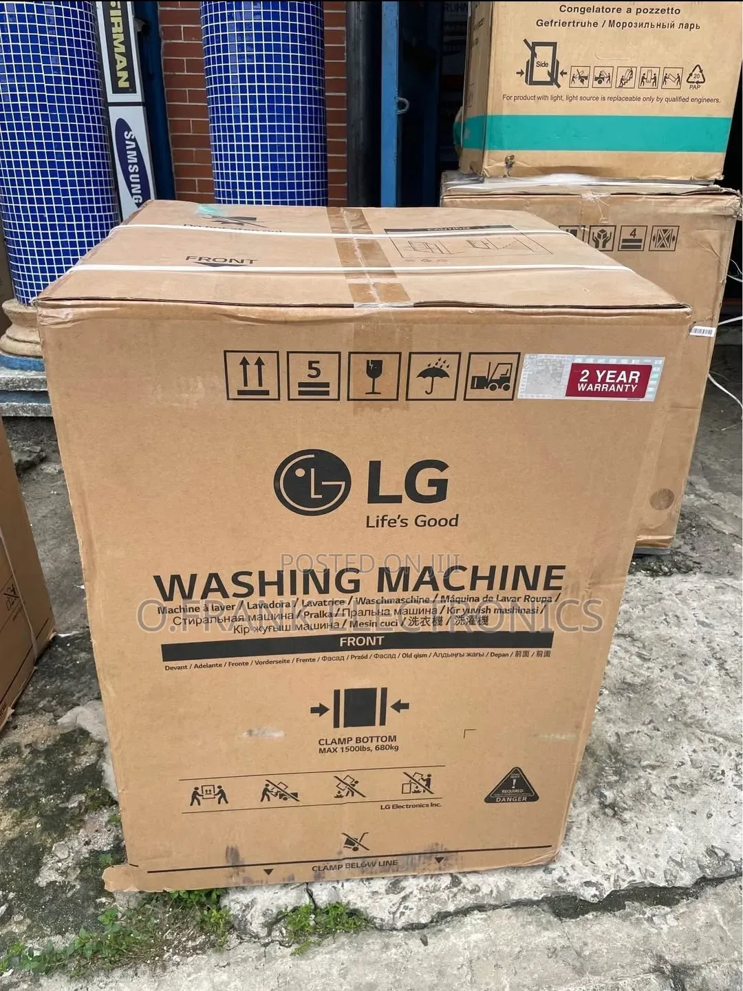 LG 8kg Front Load Automatic Washing Machine ( Inverter)