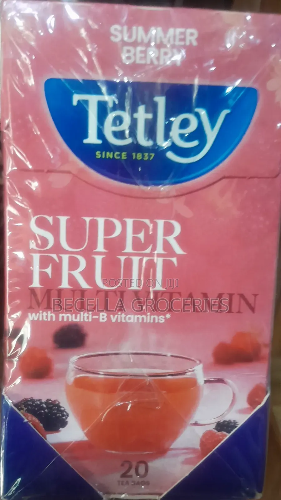 Tetley Super Fruit Multi Vitamins With Multi- B Vitamins 4×20×2g