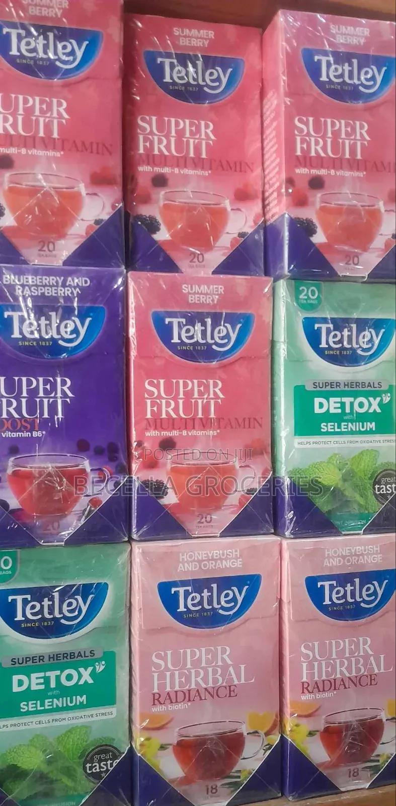 Tetley Super Fruit Multi Vitamins With Multi- B Vitamins 4×20×2g
