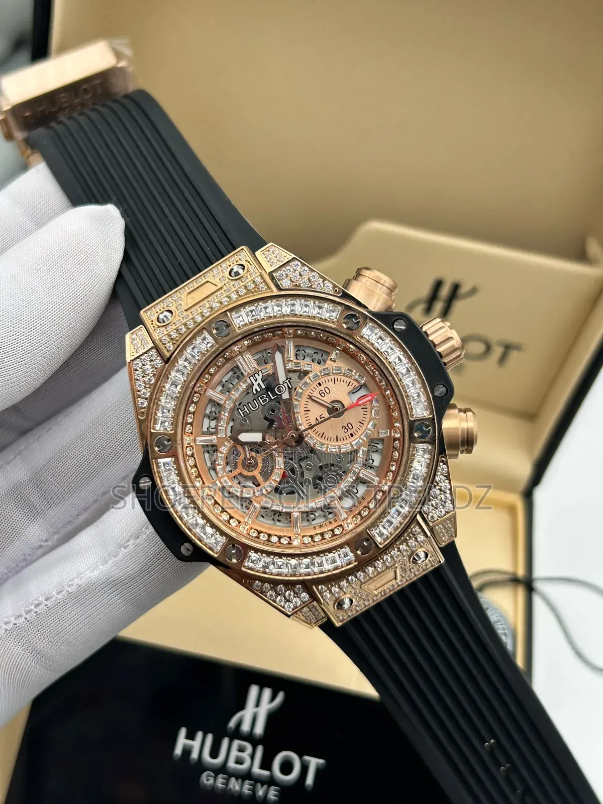 Hublot Stoned Chronograph Watch