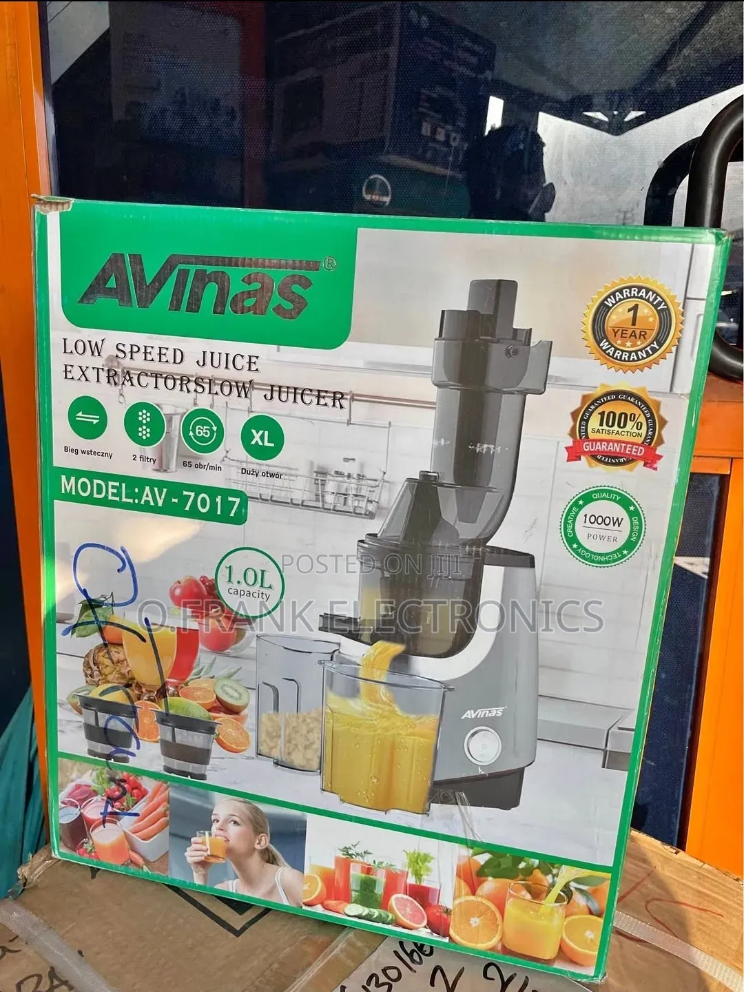 Avinas Slow Juicier/ Juice Extractor
