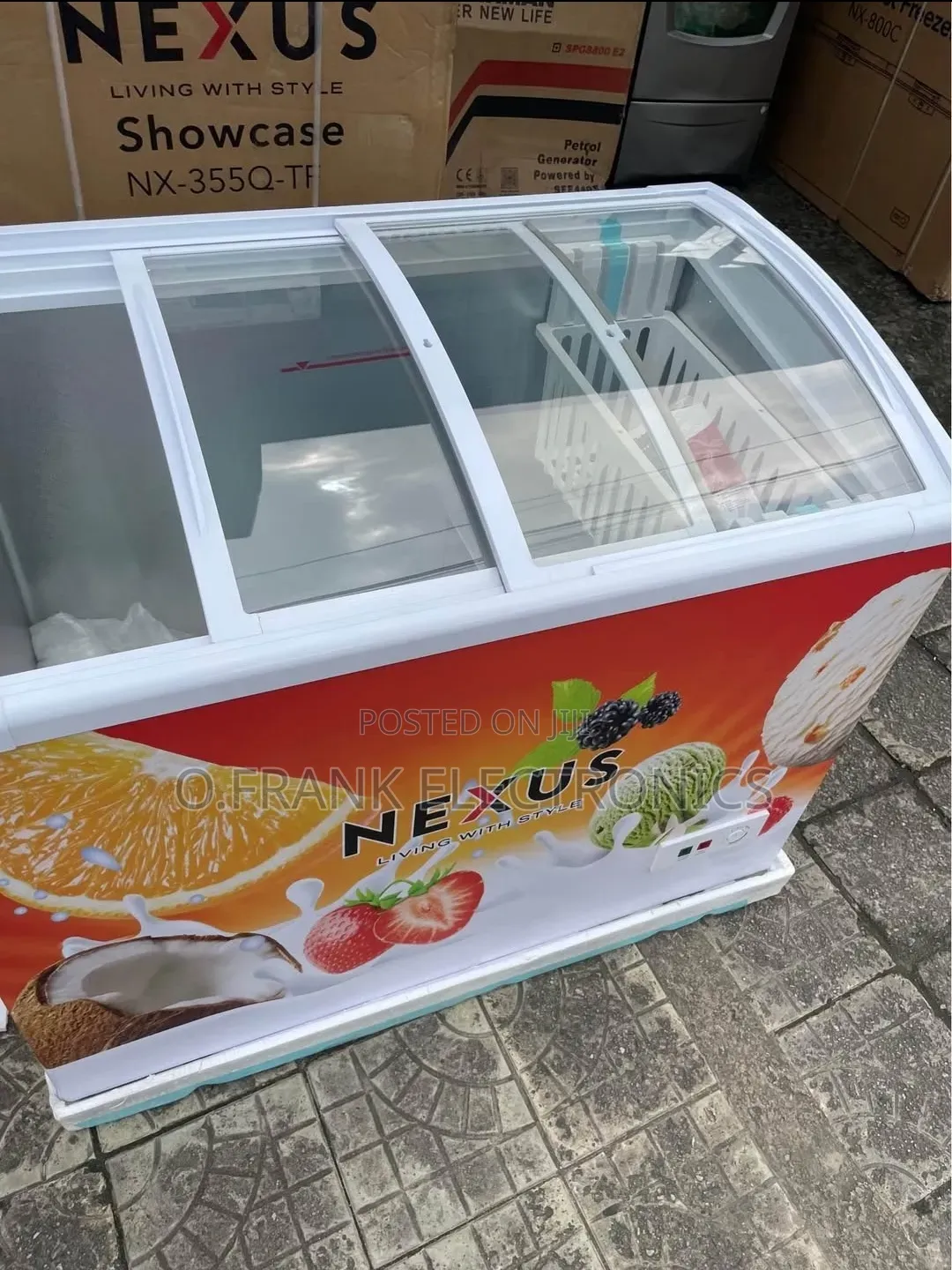 Brand New Nexus Transparent Top Chest Freezer