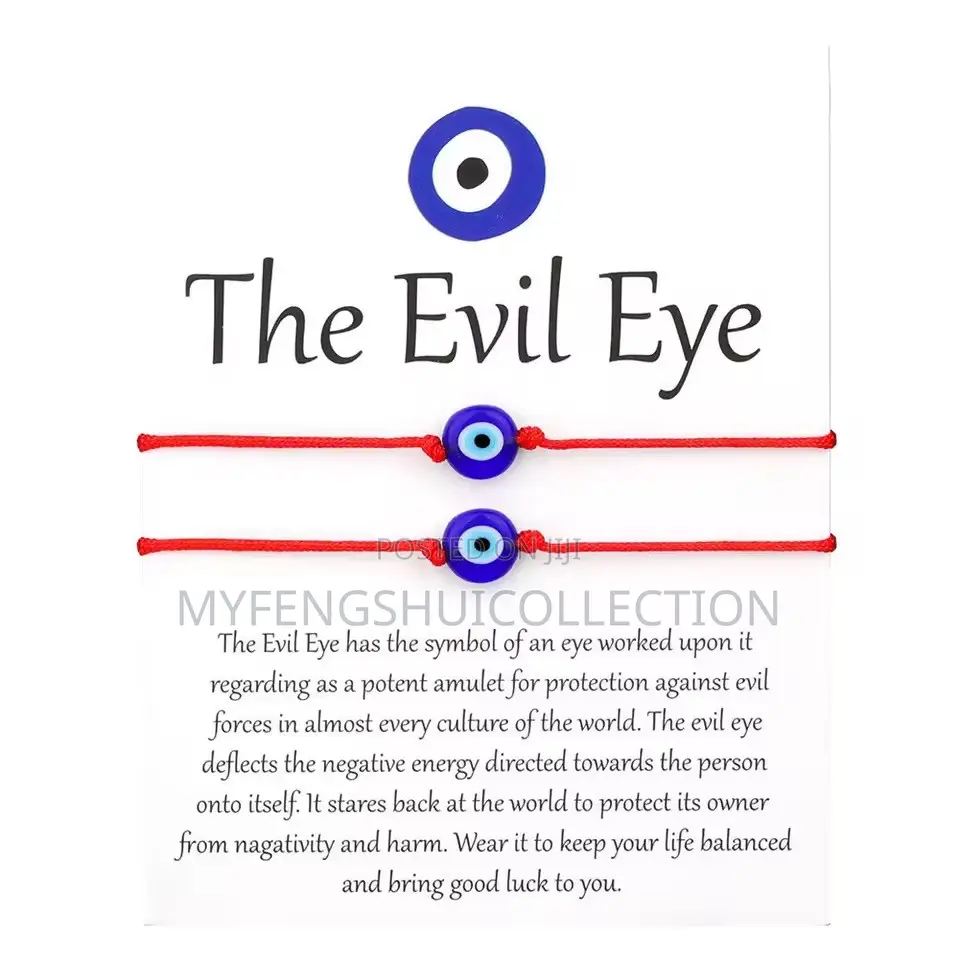 Fortified Red String With Evil Eye for Goodluck and Protection
