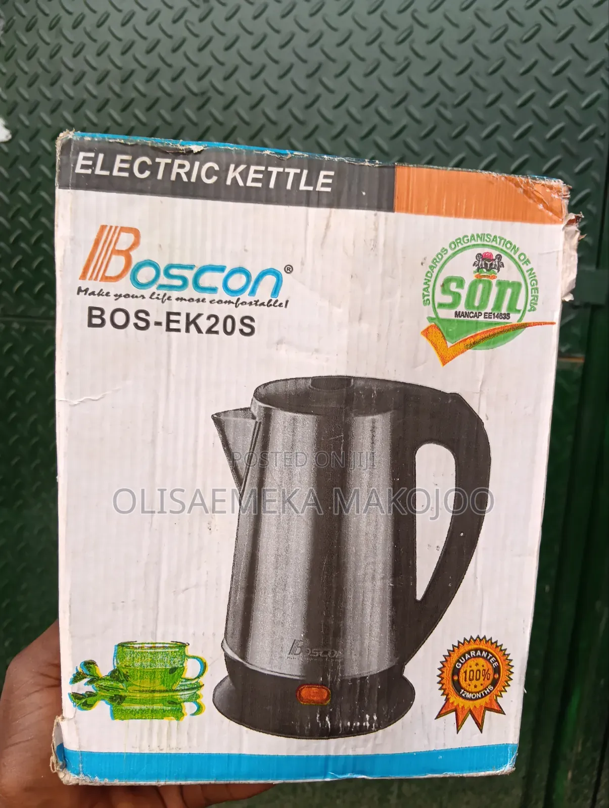 Boscon 2L Electric Kettle Brand New