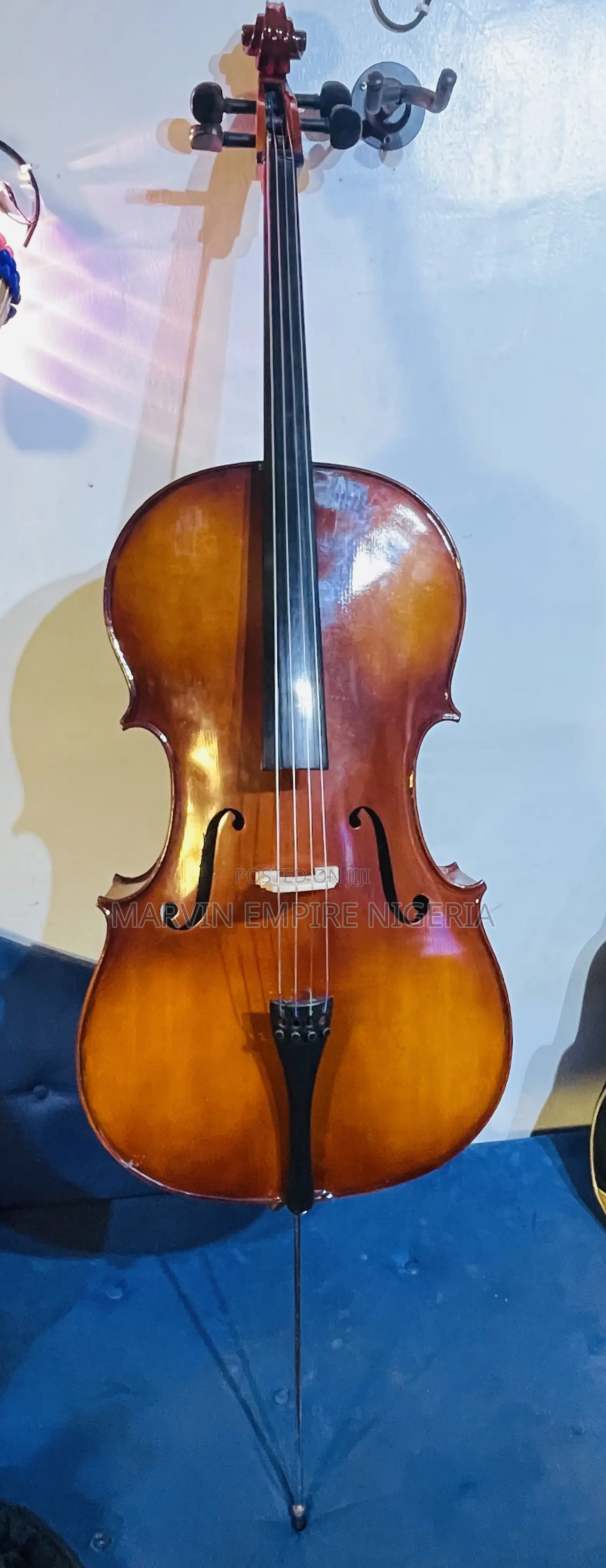 Full Size Professional 4/4 Cello Shaded Amber Finish 4 by 4