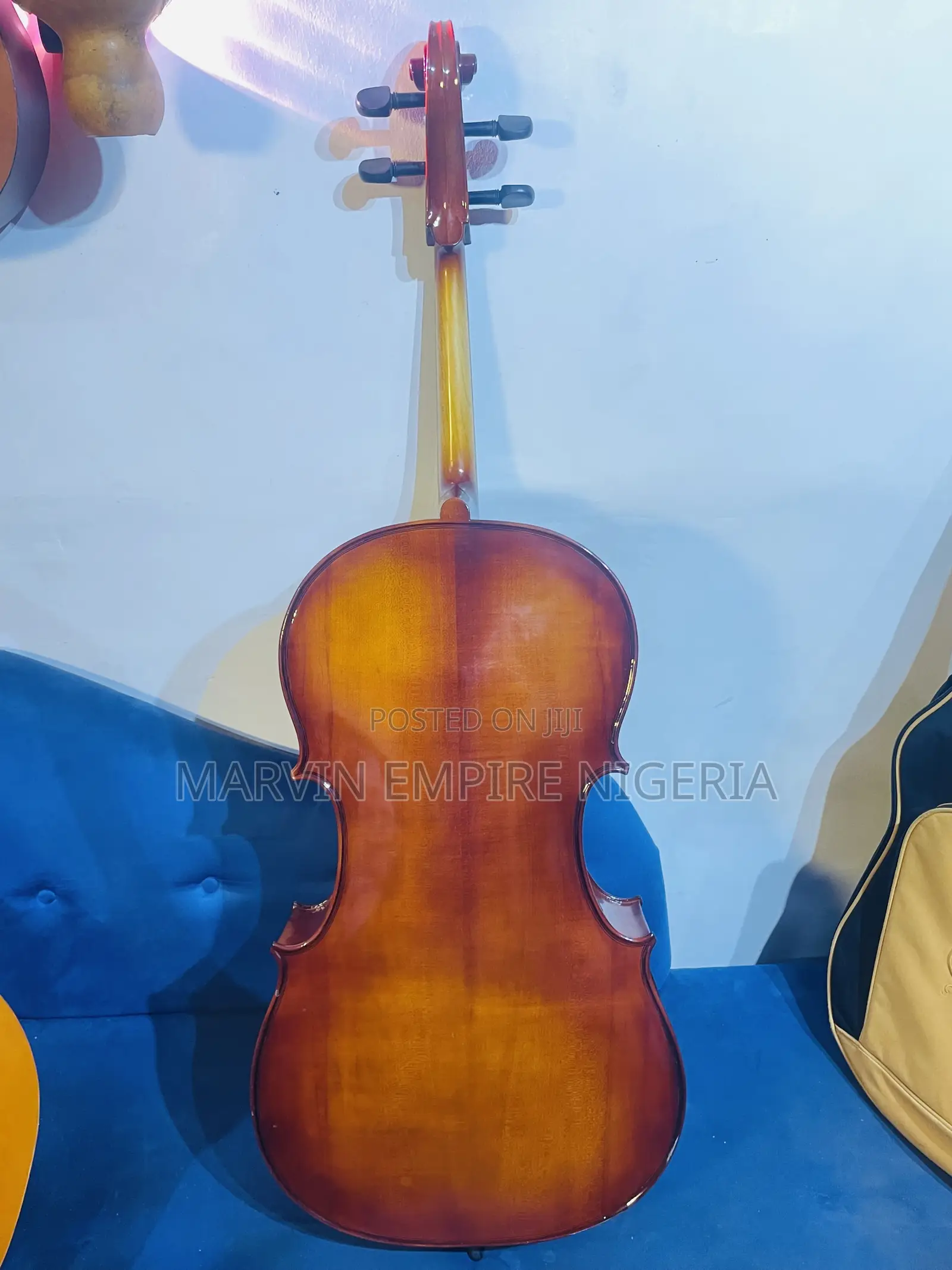 Full Size Professional 4/4 Cello Shaded Amber Finish 4 by 4