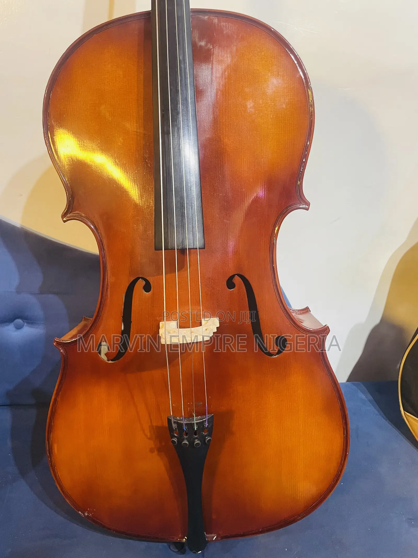 Full Size Professional 4/4 Cello Shaded Amber Finish 4 by 4