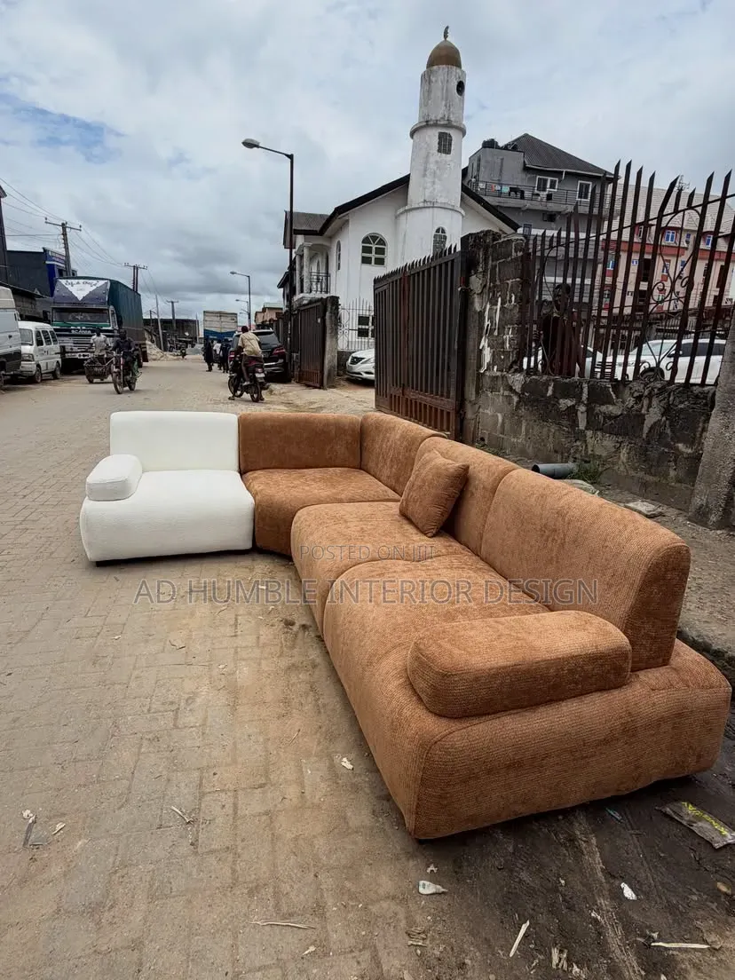 Custom Double Color L Shape Sofa Chair