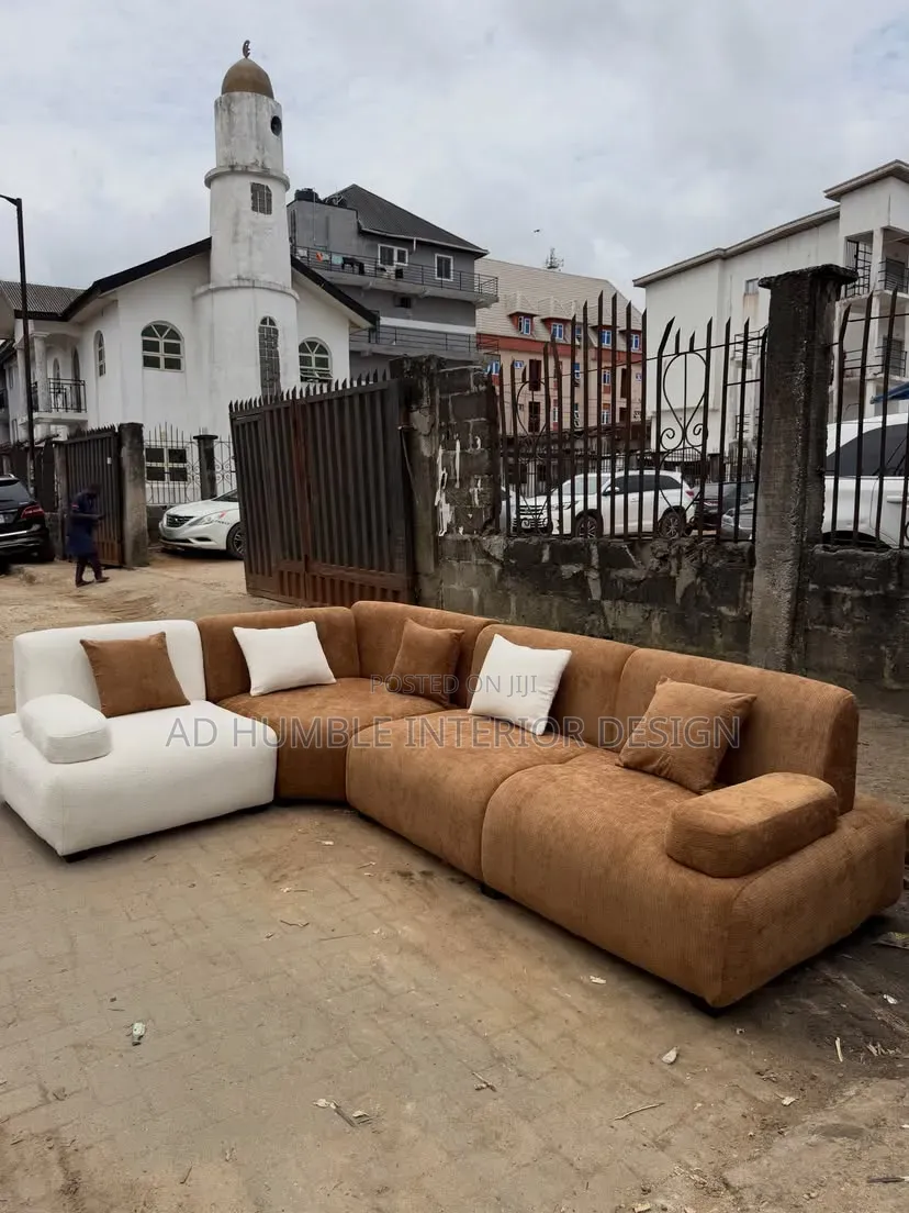 Custom Double Color L Shape Sofa Chair