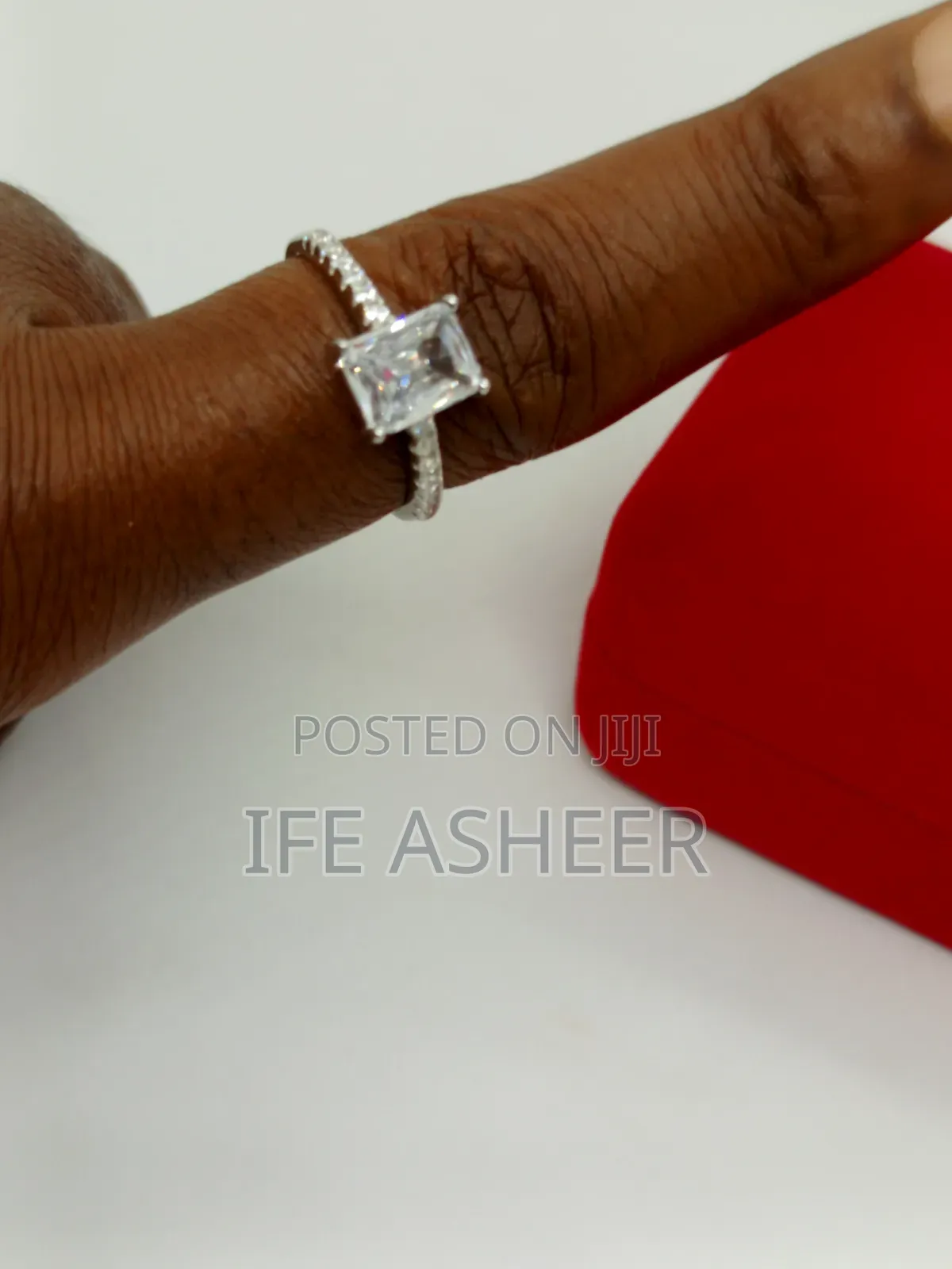 Simple and Classic 925 Proposal Ring - Silver