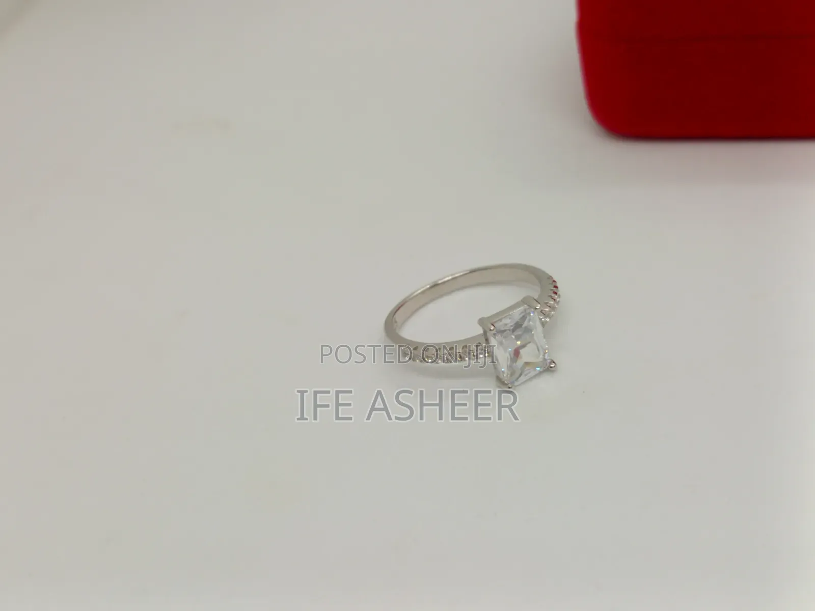 Simple and Classic 925 Proposal Ring - Silver