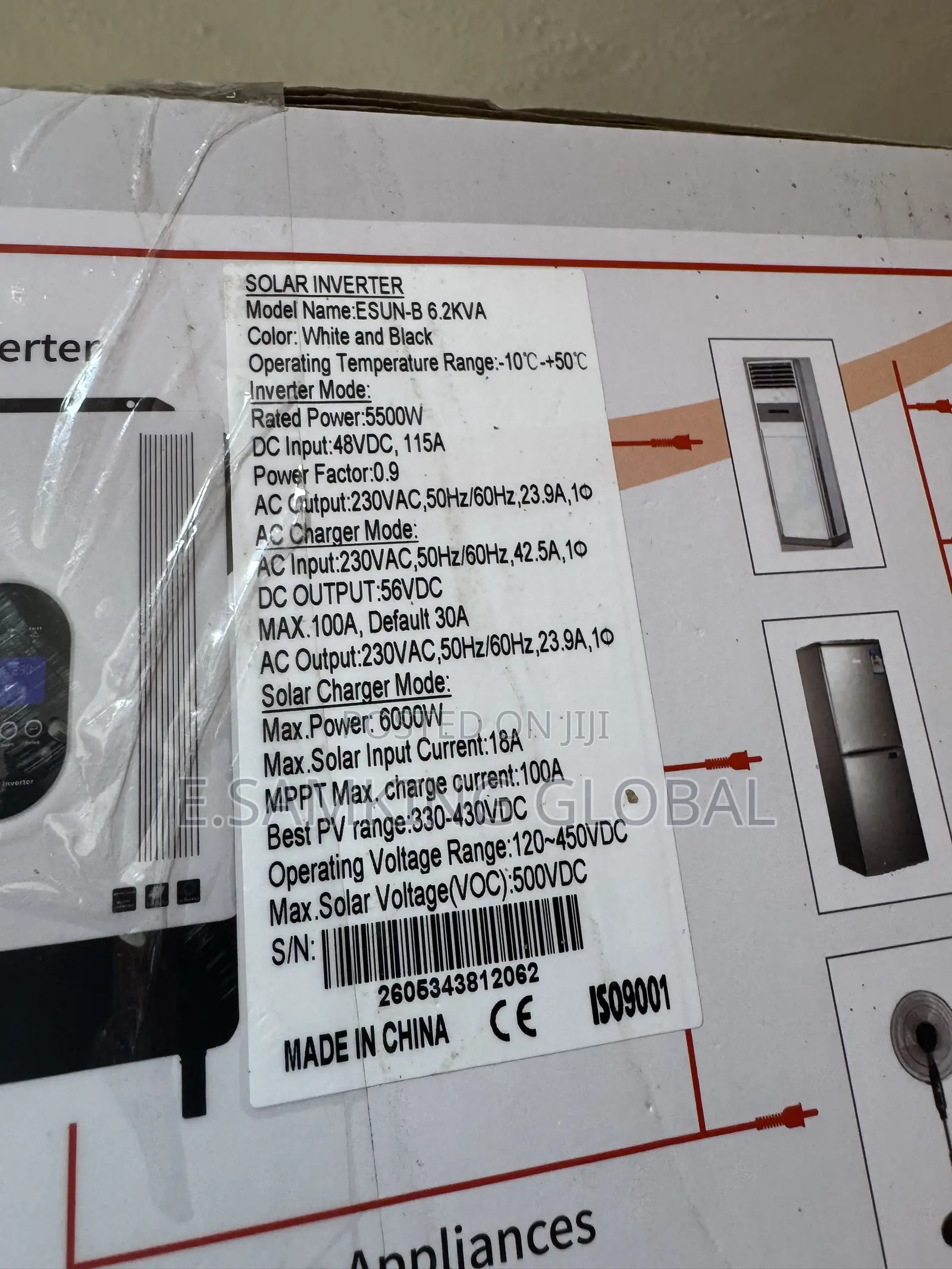 6.2kva Sako Hybrid Inverter