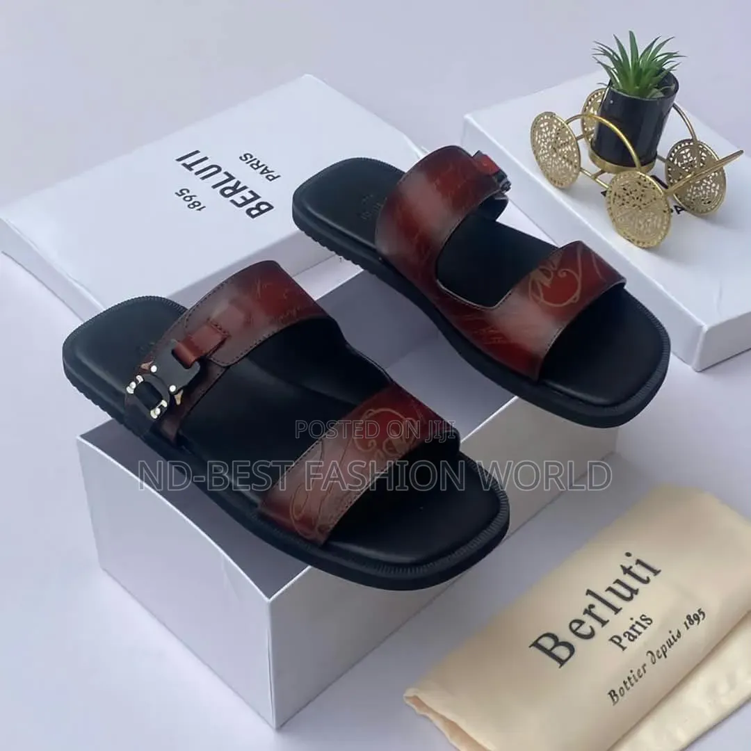 Berluti Leather Slippers