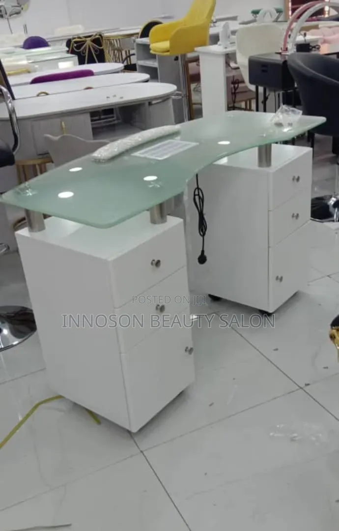 Glass Nail Table
