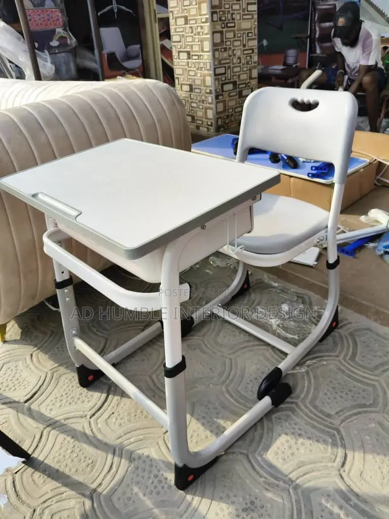 Imported Student Desk With Chair Ion Leg