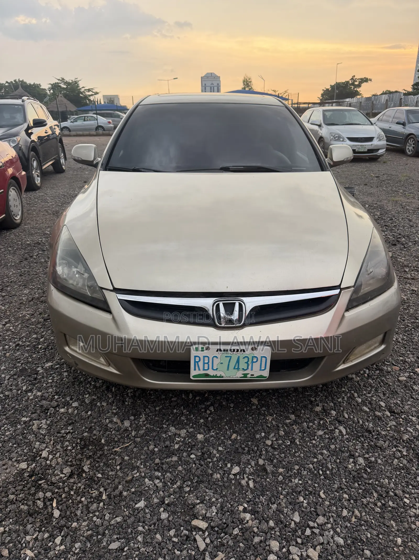 Honda Accord 2007 Gold