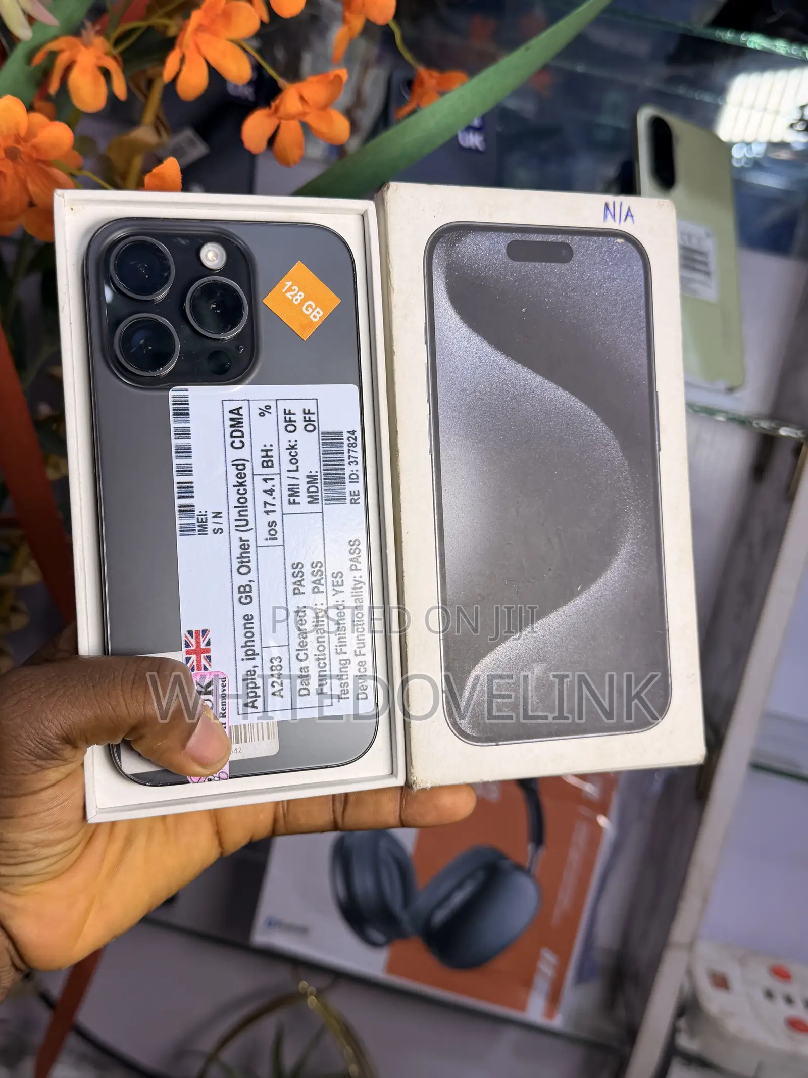 Apple iPhone 15 Pro 128 GB Black