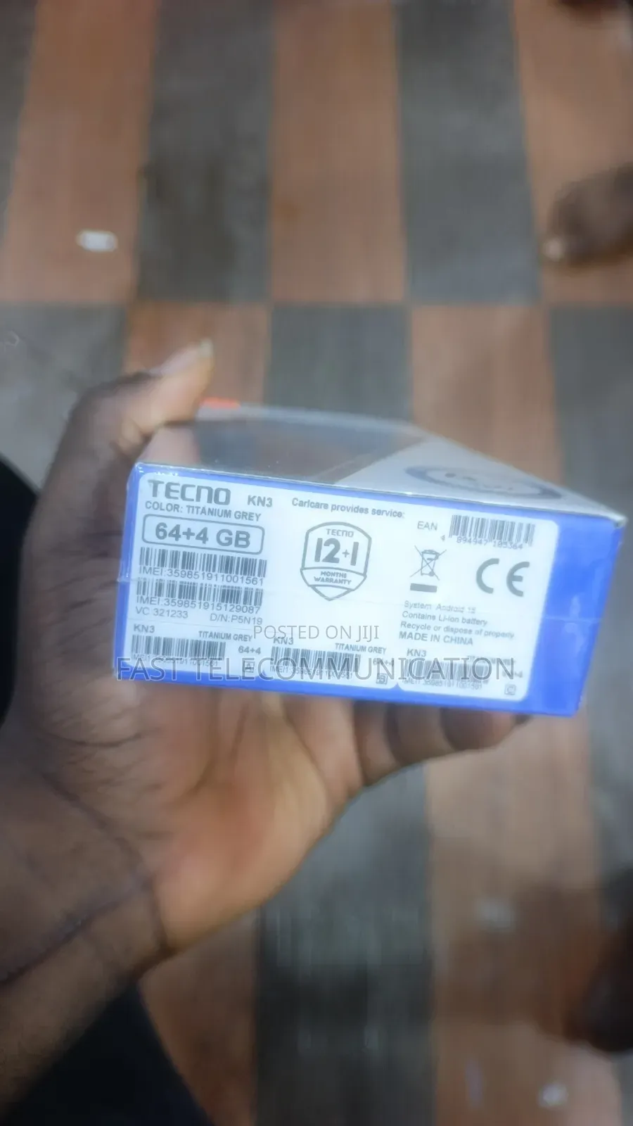 New Tecno Pop 20 64 GB Gray