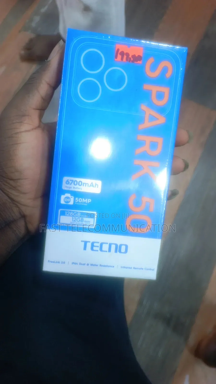 New Tecno Spark 50 128 GB Graphite