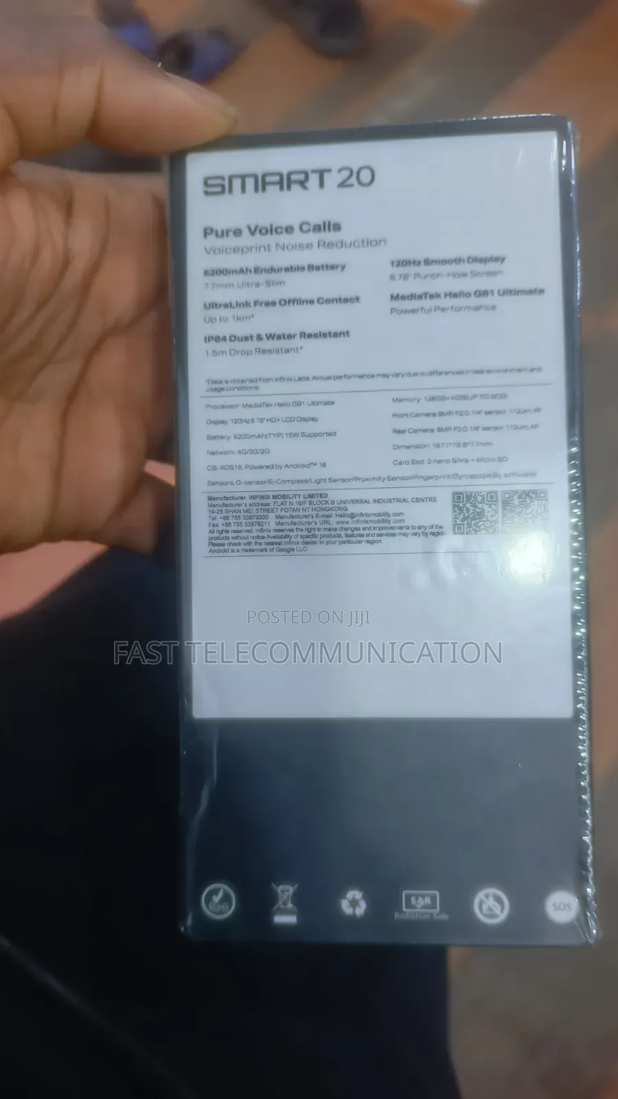 New Infinix Smart 20 128 GB