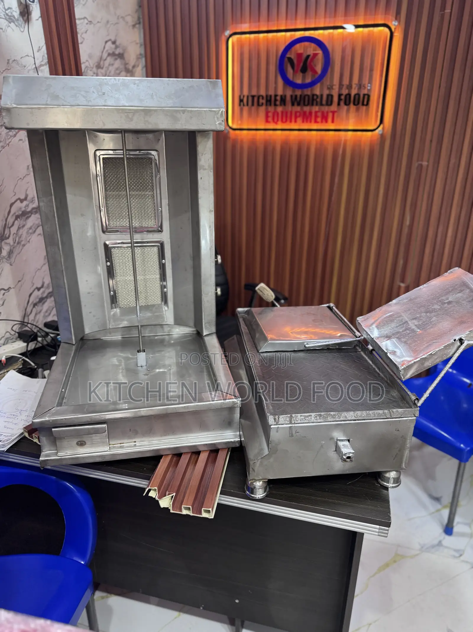 Set of Shawarma Machine and Double Toaster