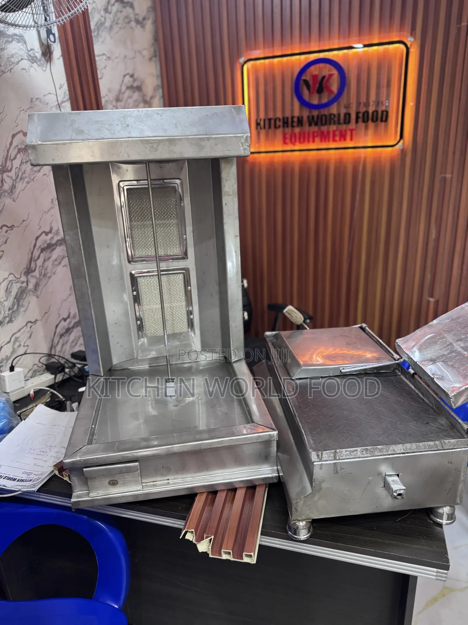 Set of Shawarma Machine and Double Toaster