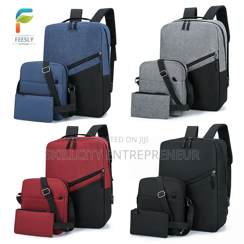 3-in-1 Premium Laptop Backpack Set