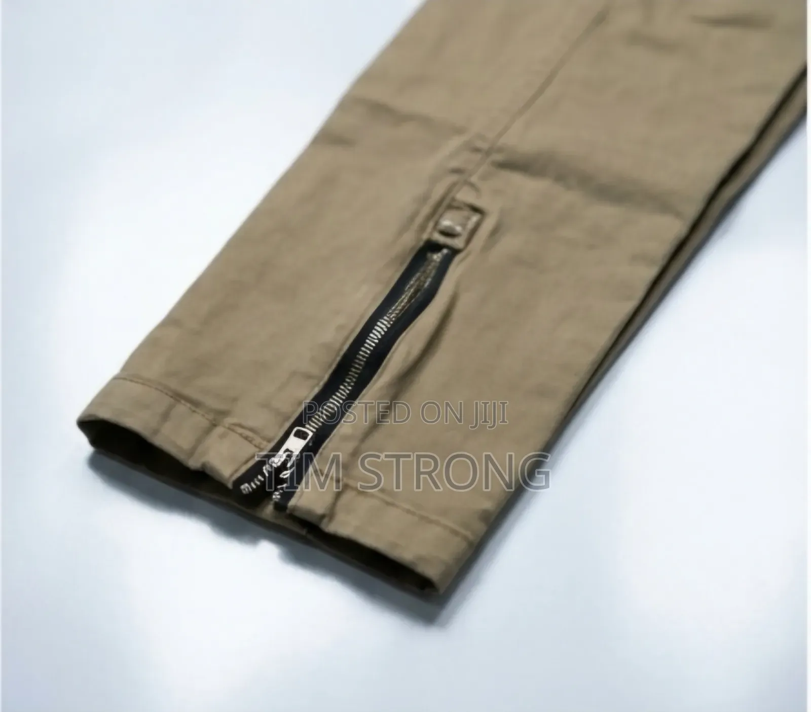 Men’s Khaki Cargo Jogger Trousers – Stylish, Durable Functional