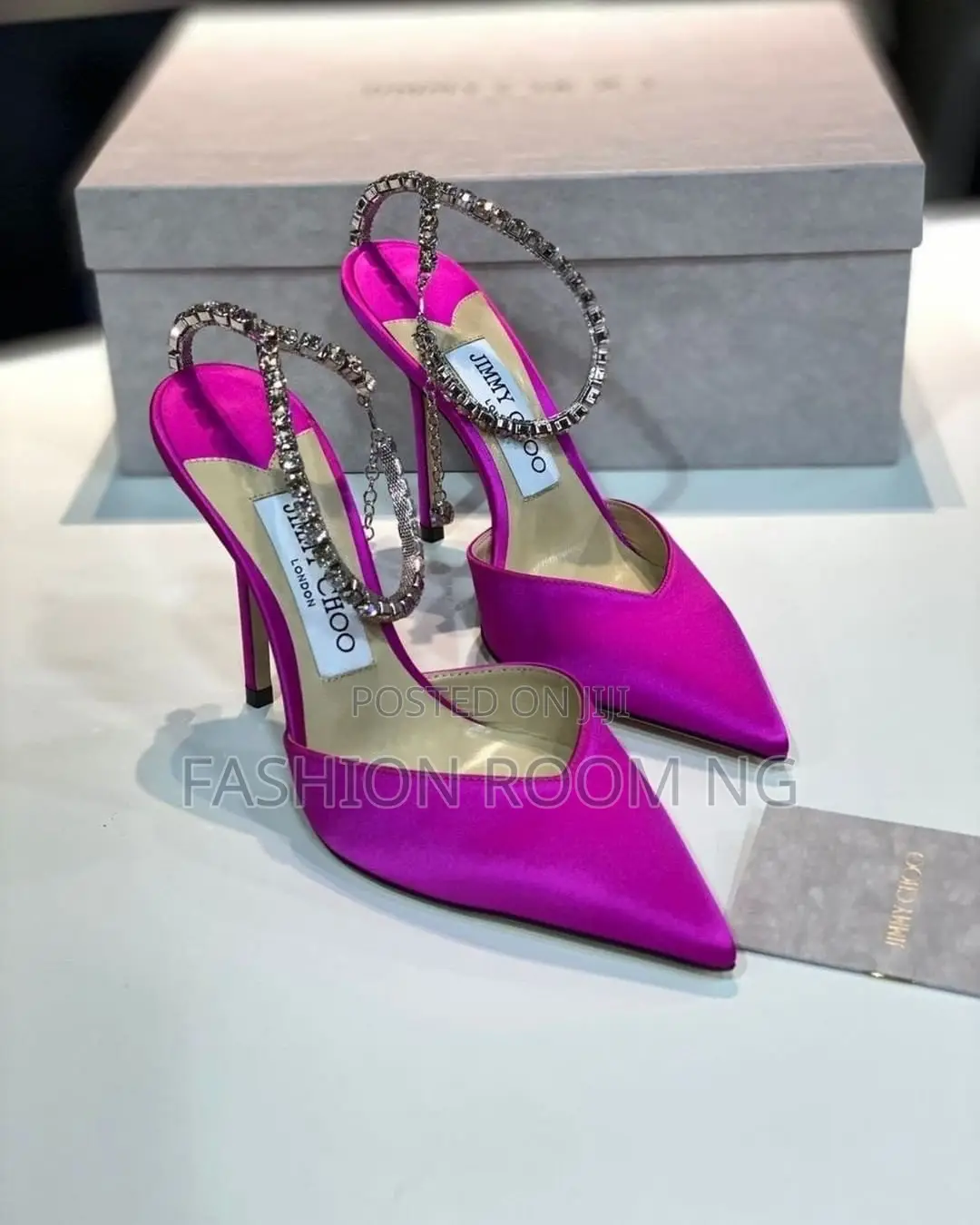 Pink Jimmy Choo Heels (Fully Boxed)