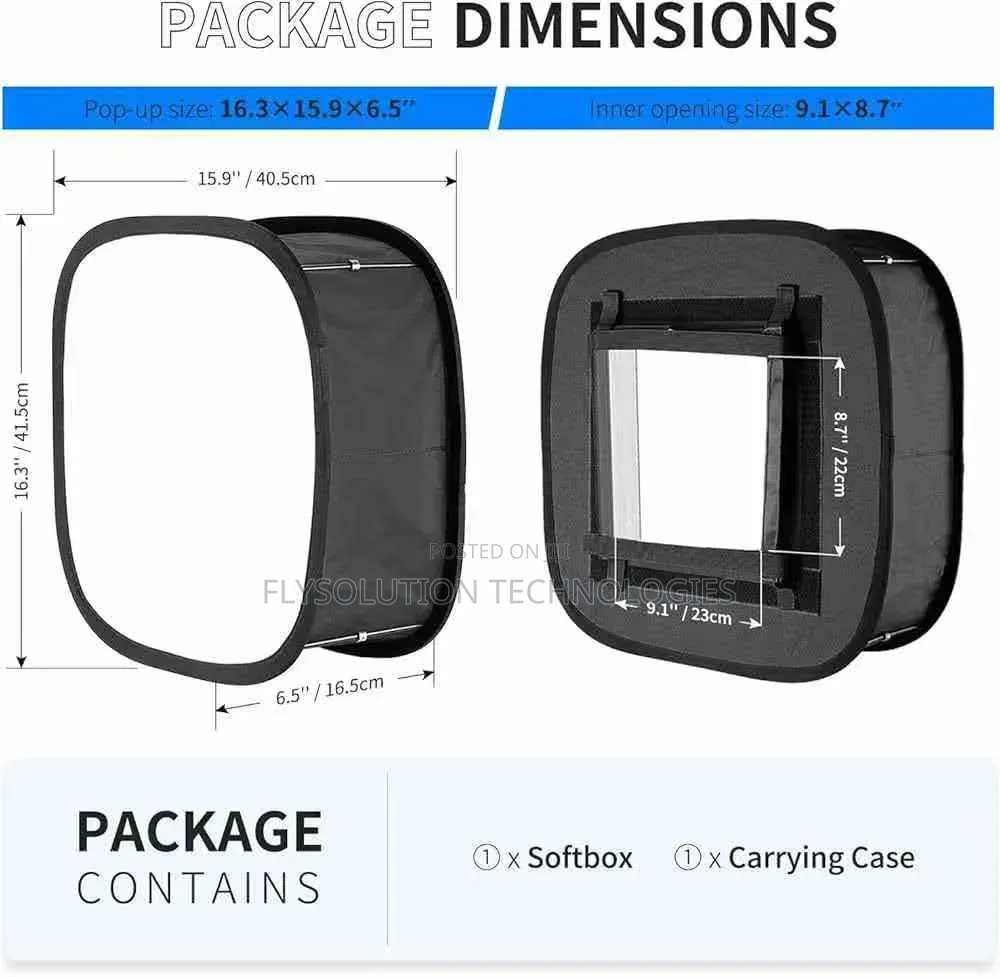Portable Collapsible Led 800 Led 600 Softbox Diffuser