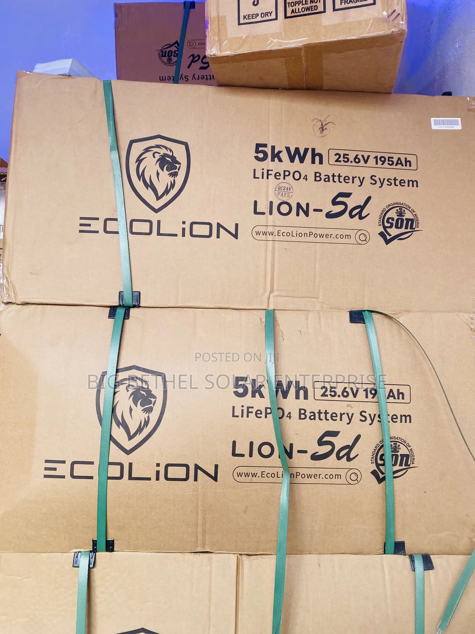 Ecolion 5kwh 26.1v Solar Lithum Battery With 7years Warranty
