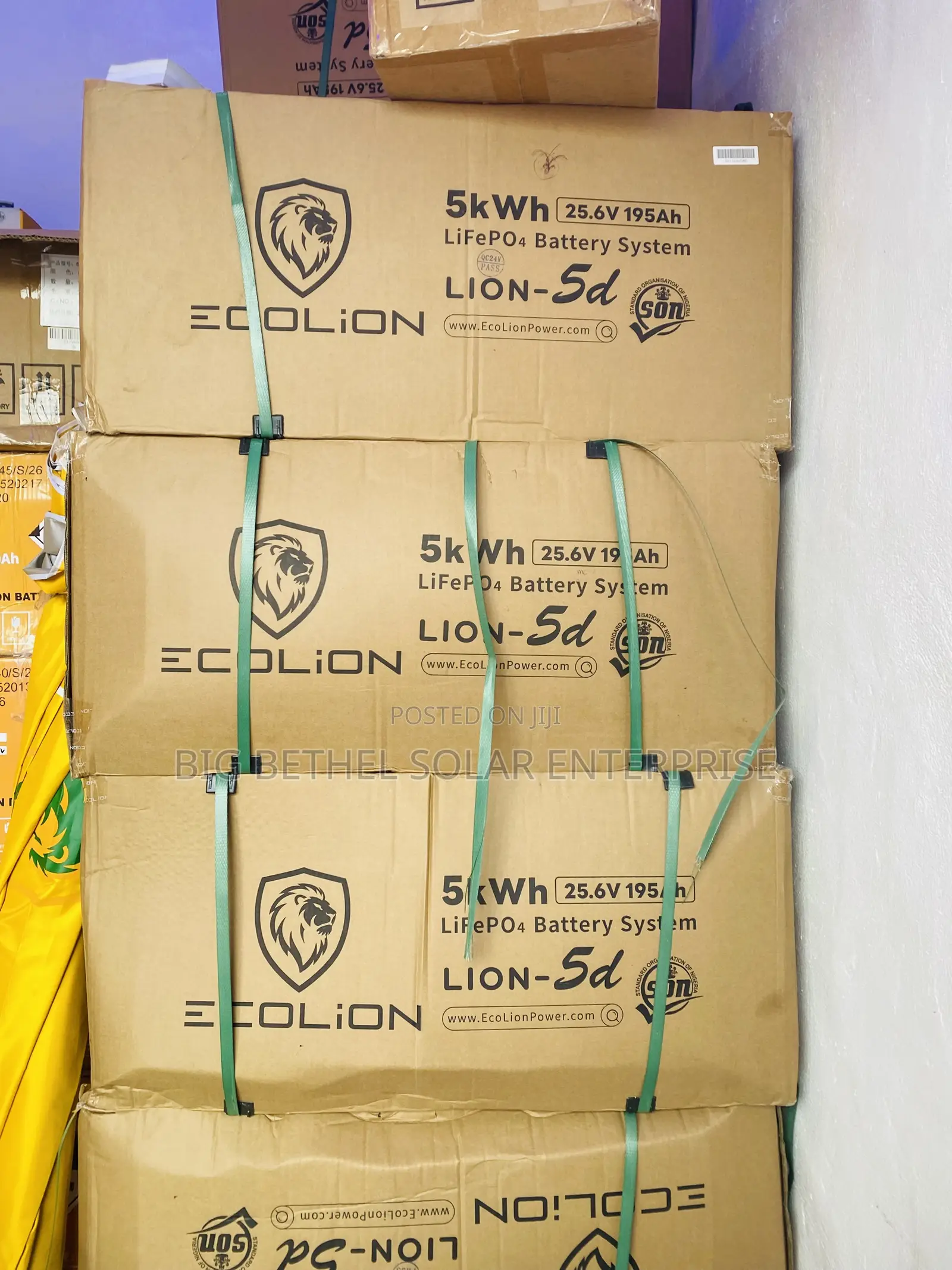 Ecolion 5kwh 26.1v Solar Lithum Battery With 7years Warranty