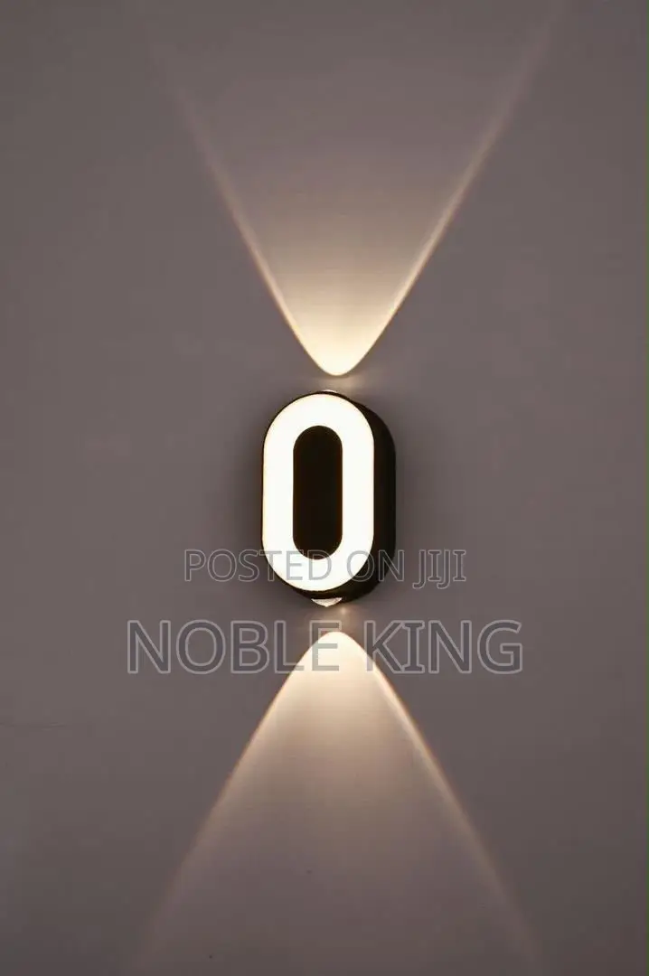 2025 AC85-265V 7W LED Wall Lamp Digit Number Indoor Outdoor