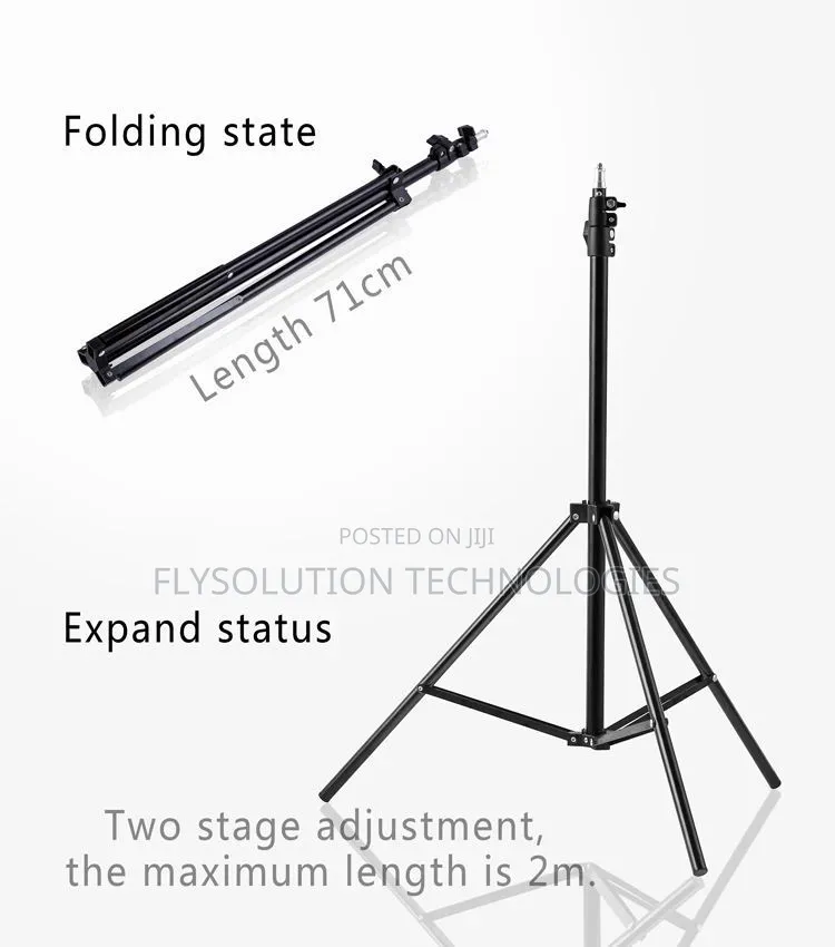 2.1-Meter (210 Cm) Led Light Tripod Stand