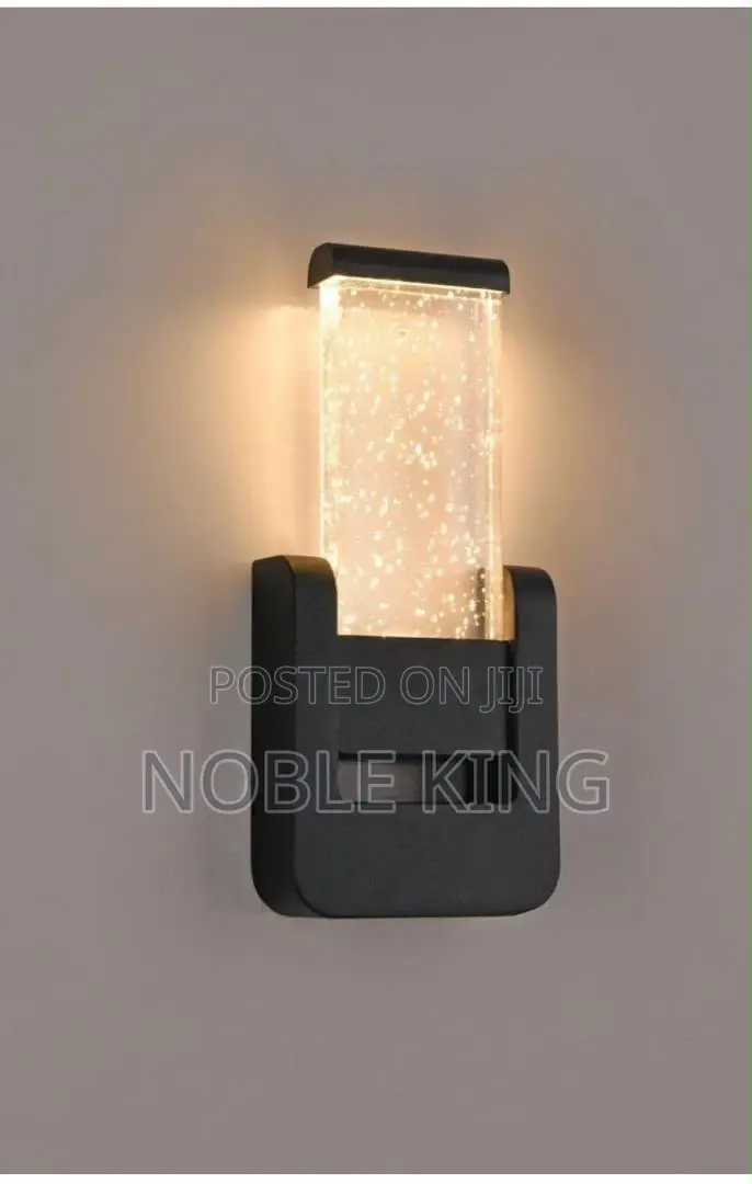 Modern Outdoor Waterproof Wall Lamp Crystal Simple Design for Garden